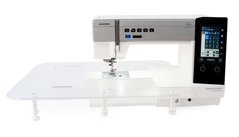 Janome Memory Craft 9480QCP Extra wide extension table